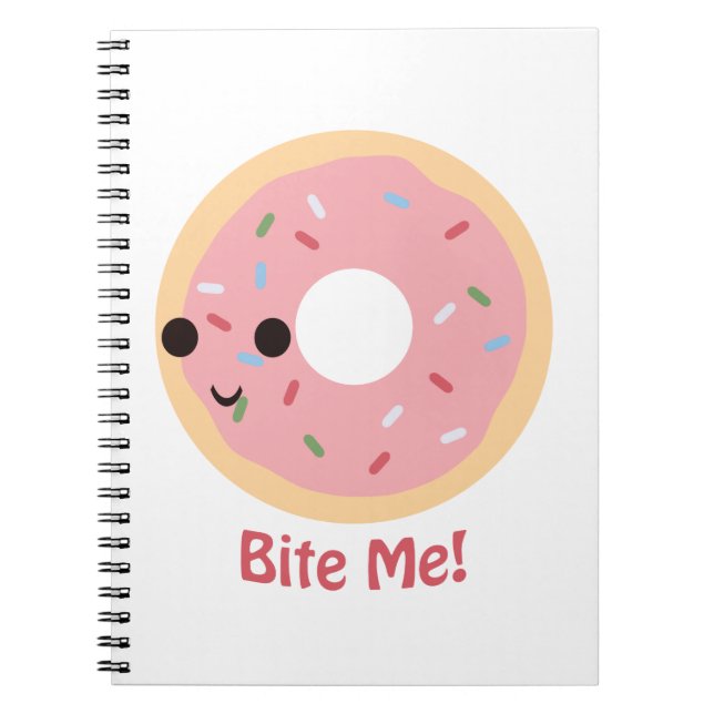Doughnut Bite Me! Notebook (Front)