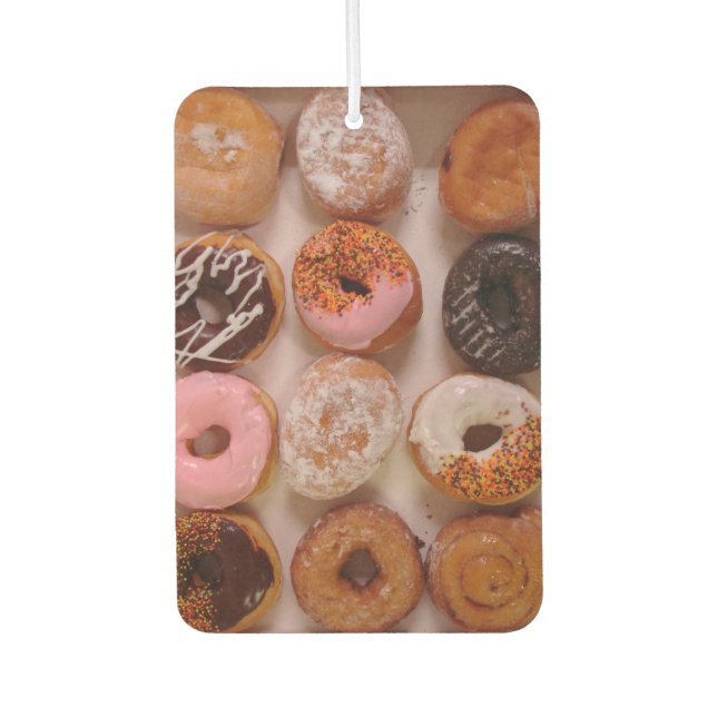 Doughnut Box! Car Air Freshener (Front)