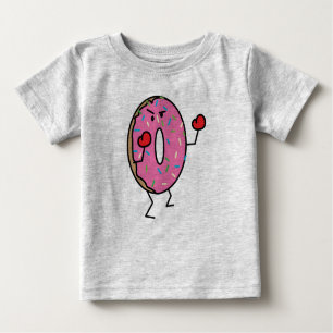 Doughnut Boxer Fighter dessert fried dough sugar Baby T-Shirt