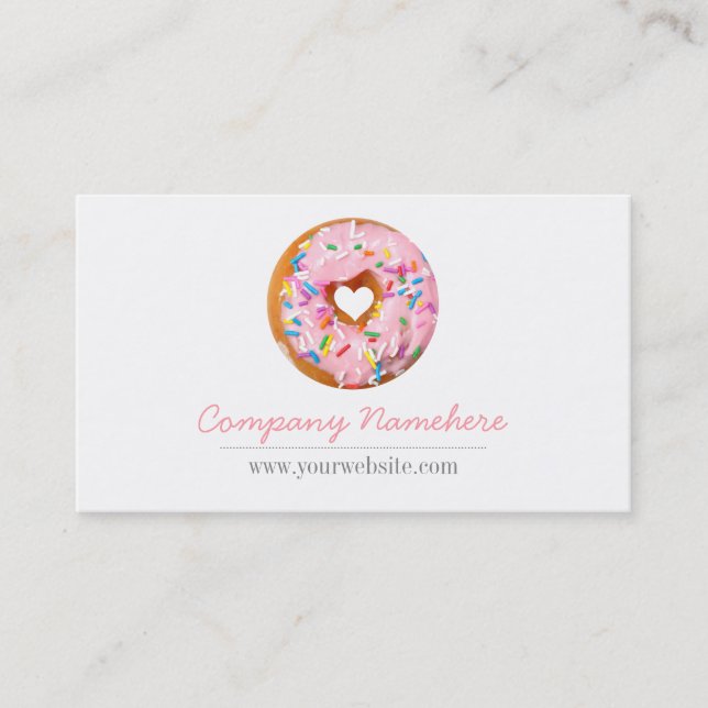 Doughnut Business Card (Front)