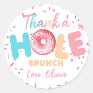 Doughnut Candy Birthday Sticker