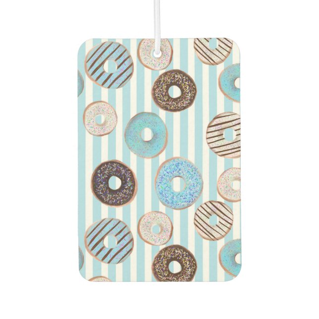 Doughnut car air freshener for the family car. (Front)