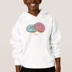 Doughnut cartoon illustration