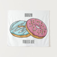 Doughnut cartoon illustration
