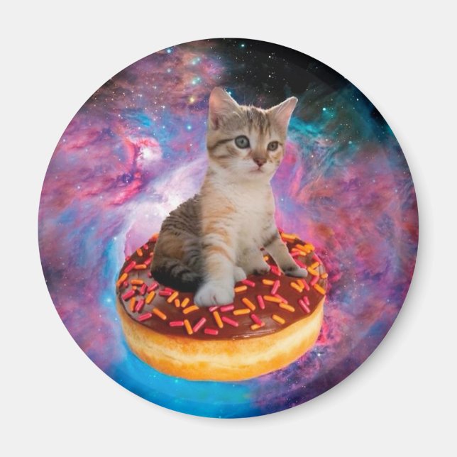 Doughnut Cat - Doughnut lover Magnet (Front)
