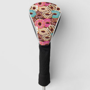 Doughnut, chocolate doughnut & chocolate to snack golf head cover