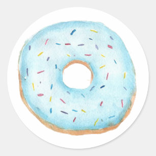 Doughnut Classic Round Sticker