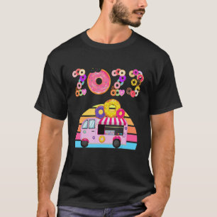 Doughnut Cool 2023 New Year Sunset Food truck Squ T-Shirt
