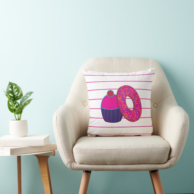 Doughnut Cupcake  Cushion (Chair)