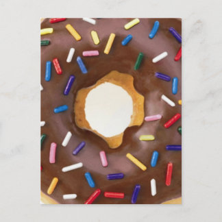 doughnut design postcard