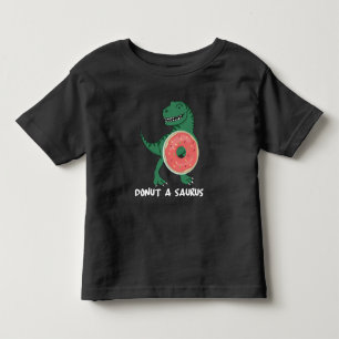 Doughnut Dinosaur Foodie Dino Lover Toddler T-Shirt