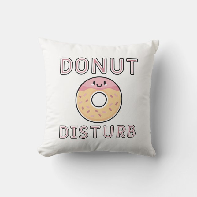Doughnut Disturb Cushion (Front)