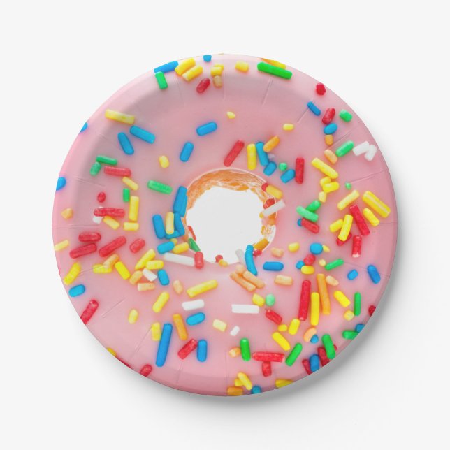 Doughnut - Doughnut Paper Plate (Front)