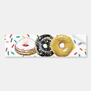 Doughnut Doughnuts Bumper Stickers