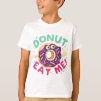 Doughnut Eat Me, Cute Doughnut Illustration
