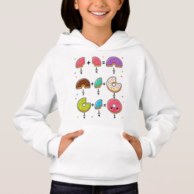 Doughnut Fractions Learning Math Humour (Front)