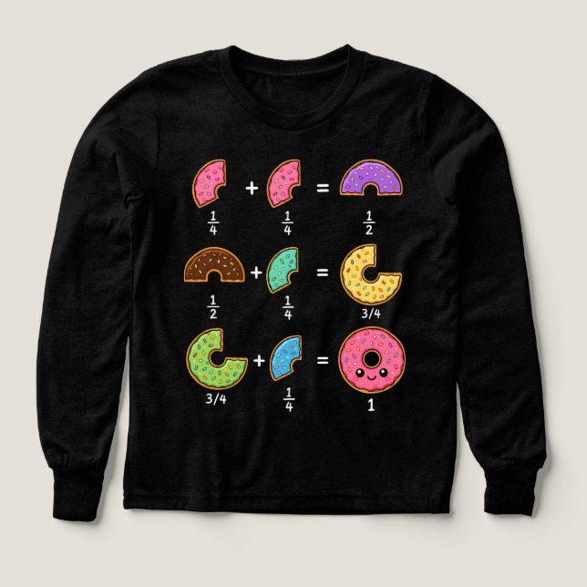 Doughnut Fractions Learning Math Humour (Design Front)