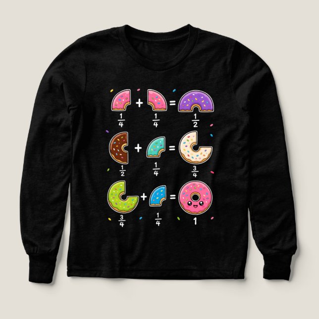 Doughnut Fractions Learning Math Humour (Design Front)
