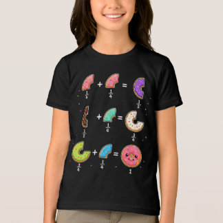 Doughnut Fractions Learning Math Humour Tri-Blend Shirt