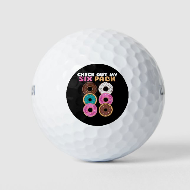 Doughnut Funny Golf Balls (Front)