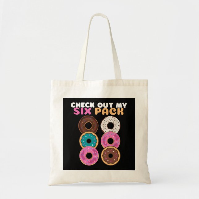 Doughnut Funny Tote Bag (Front)