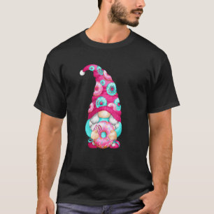 Doughnut Gnome With Cute Pattern For Gardener And T-Shirt