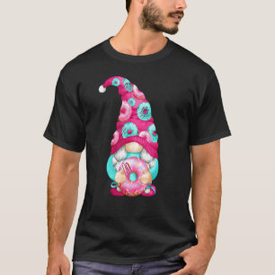 Doughnut Gnome With Cute Pattern For Gardener And  T-Shirt