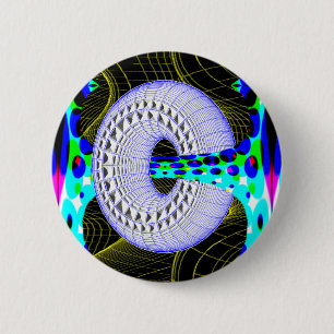 Doughnut gone wild button