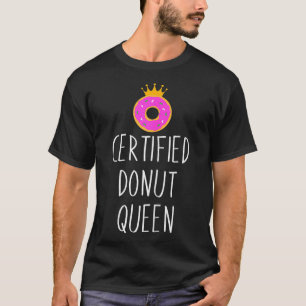 Doughnut Graphic Certified Doughnut Food Lover T-Shirt