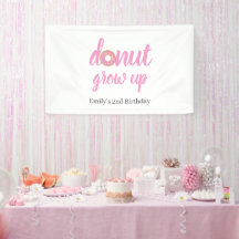 Doughnut Grow Up 2nd Birthday