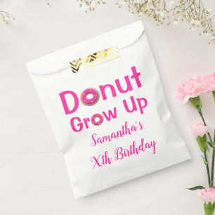 Doughnut Grow Up Birthday Favour Bags