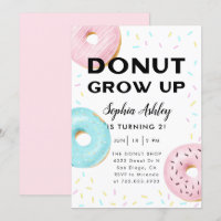 Doughnut Grow Up Birthday Party