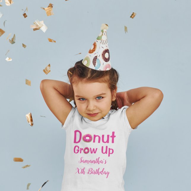 Doughnut Grow Up Birthday T-Shirt (Creator Uploaded)