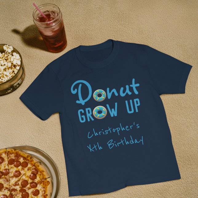 Doughnut Grow Up Birthday T-Shirt (Creator Uploaded)