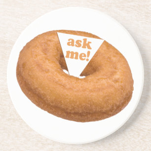 Doughnut Humour custom coaster