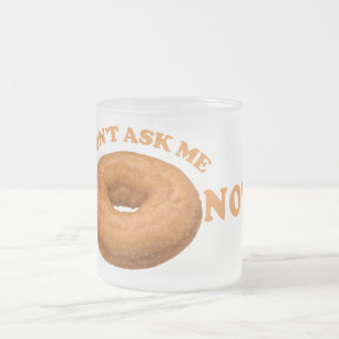 Doughnut Humour mugs – choose style, colour