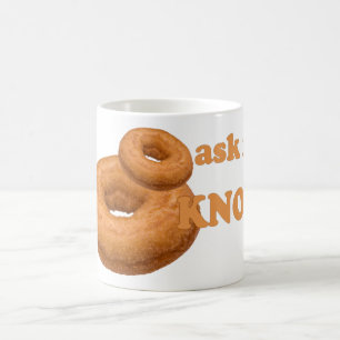 Doughnut Humour mugs – choose style, colour