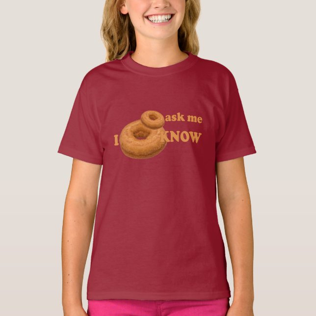 Doughnut Humour shirts – choose style, colour (Front)