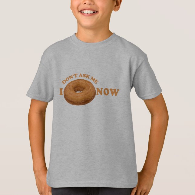 Doughnut Humour shirts – choose style, colour (Front)