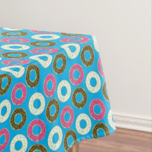 Doughnut Kid's Birthday Party Cute Tablecloth