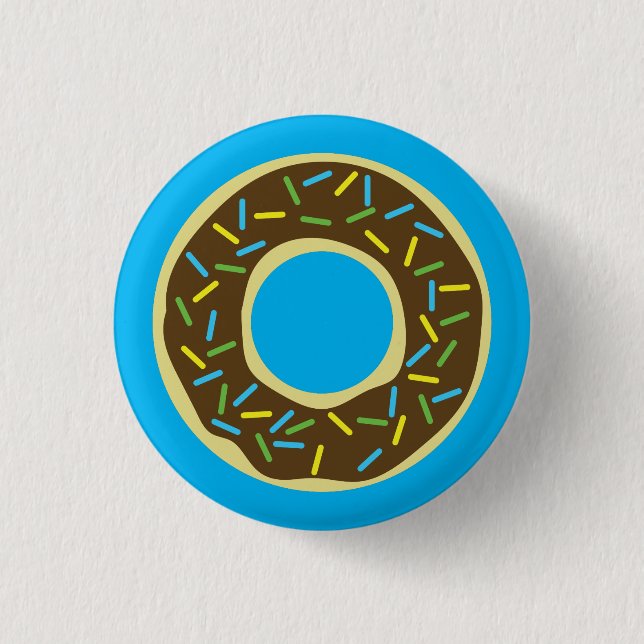 Doughnut Kid's Birthday Party Doughnuts 3 Cm Round Badge (Front)