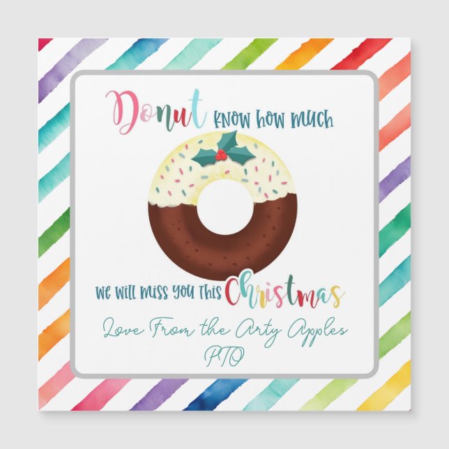 doughnut know how much we miss you this christmas (Front)