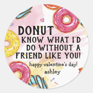 Doughnut Know Valentine Sticker