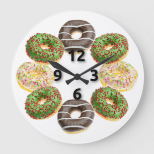 Doughnut Large Clock