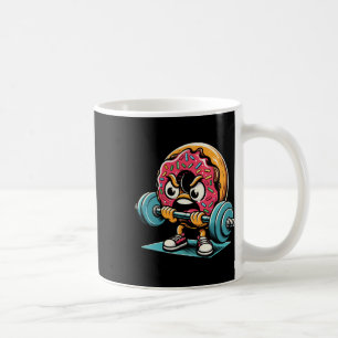 Doughnut Lifting Weights Funny Gym Workout Weightl Coffee Mug