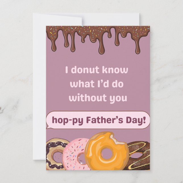 Doughnut Limited Father's Day Edition Invitation (Front)