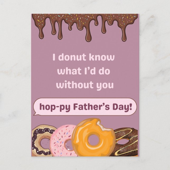 Doughnut Limited Father's Day Edition Postcard (Front)