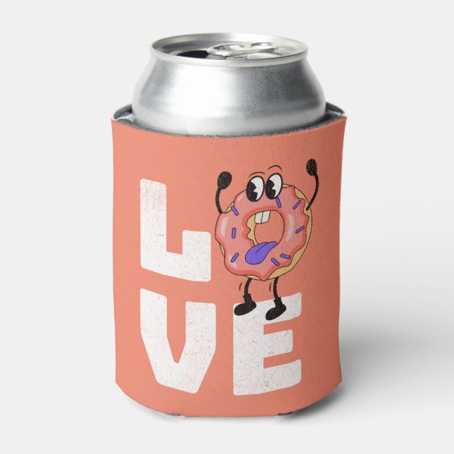 Doughnut love can cooler (Can Front)
