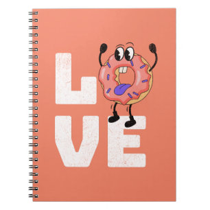 Doughnut love notebook