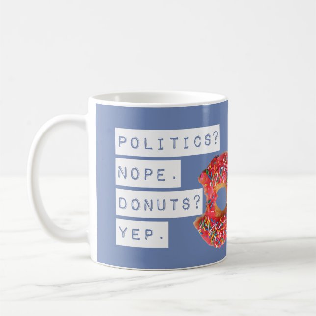 Doughnut Lover Mug Blue (Left)